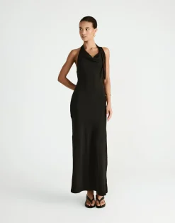 Jairo Maxi Dress (Black)*CHARCOAL New