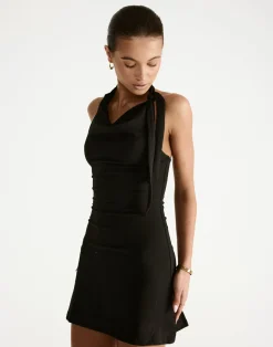 Jairo Mini Dress (Black)*CHARCOAL Sale