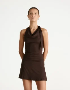 Jairo Mini Dress (Chocolate)*CHARCOAL Sale