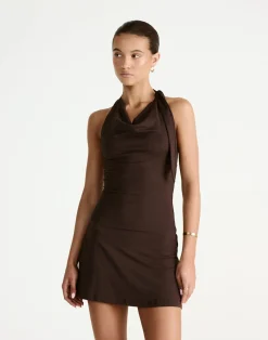 Jairo Mini Dress (Chocolate)*CHARCOAL Sale