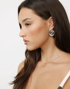 Janella Earrings (Silver)*CHARCOAL Sale