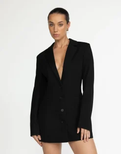 Jay Blazer Dress (Black)*CHARCOAL Fashion
