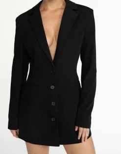 Jay Blazer Dress (Black)*CHARCOAL Fashion