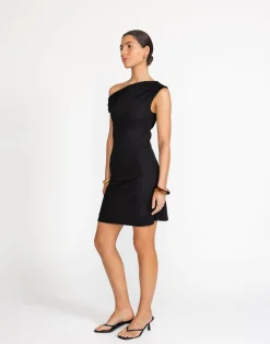 Jessi Mini Dress (Black)*CHARCOAL Outlet