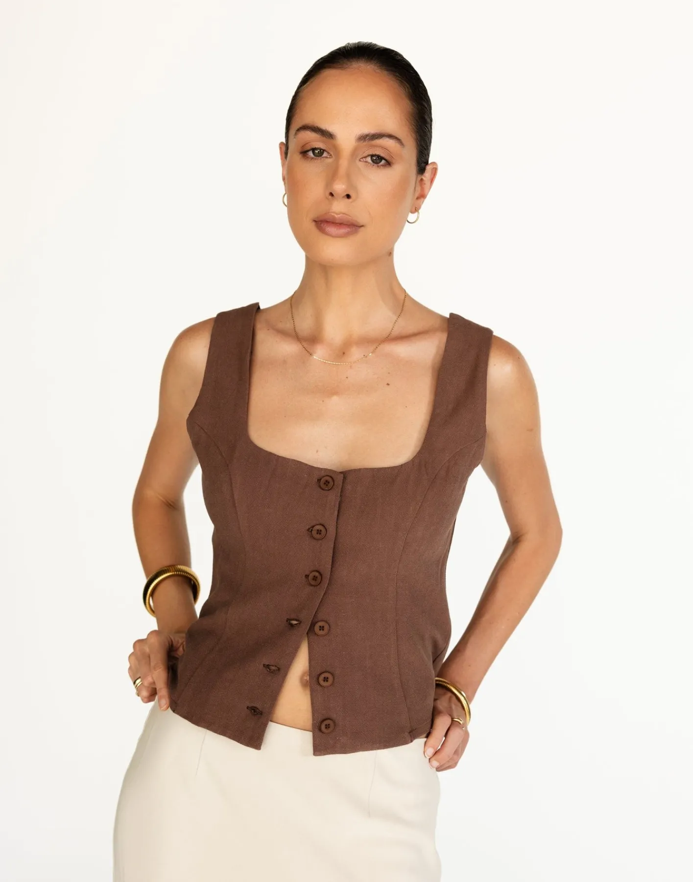 Joni Top (Espresso)*CHARCOAL Discount