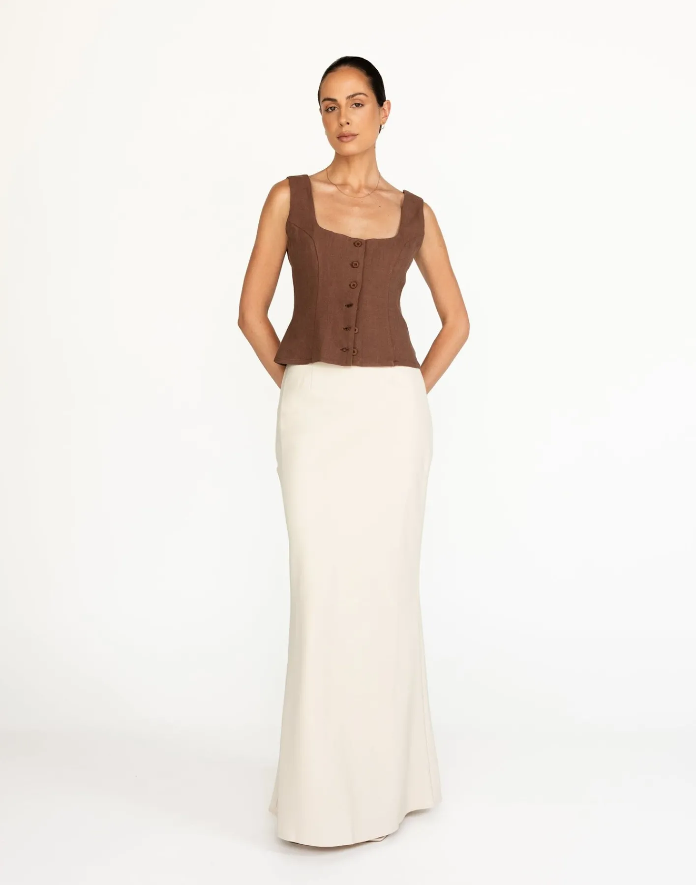 Joni Top (Espresso)*CHARCOAL Discount