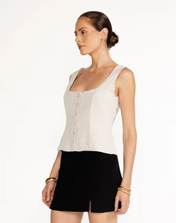 Joni Top (Latte)*CHARCOAL Hot