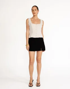 Joni Top (Latte)*CHARCOAL Hot