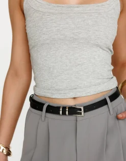 Jorah Belt (Black)*CHARCOAL Best