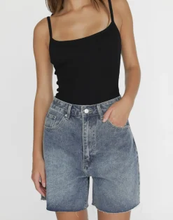 Jordan Denim Shorts (Faded)*CHARCOAL Fashion