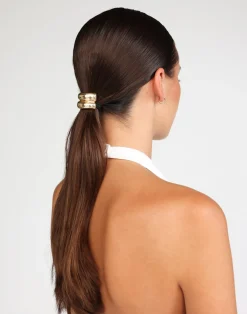 Jordin Hair Tie (Gold)*CHARCOAL Fashion