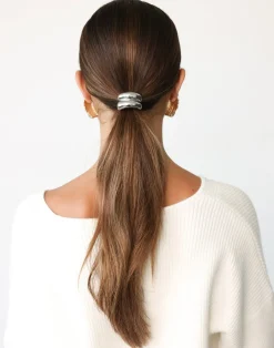 Jordin Hair Tie (Silver)*CHARCOAL Online