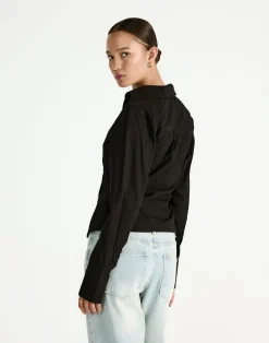 Judah Long Sleeve Top (Black)*CHARCOAL Online