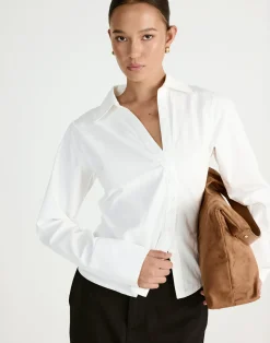 Judah Long Sleeve Top (White)*CHARCOAL Hot