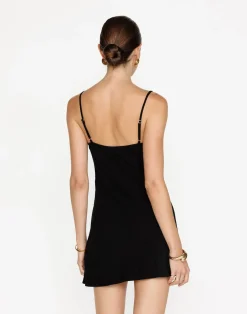 June Mini Dress (Black)*CHARCOAL Hot