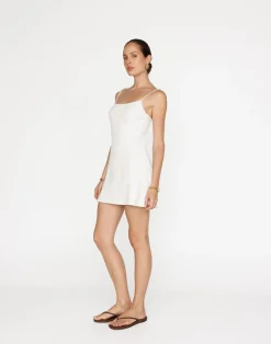 June Mini Dress (Oat)*CHARCOAL Fashion