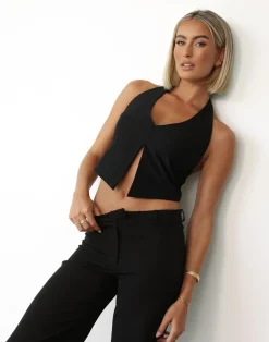 Kailani Top (Black)*CHARCOAL New