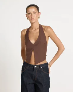 Kailani Top (Cocoa)*CHARCOAL CLOTHING New