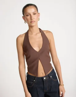Kailani Top (Cocoa)*CHARCOAL CLOTHING New
