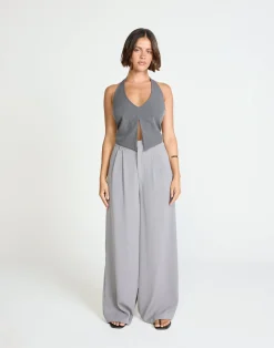 Kailani Top (Slate)*CHARCOAL Fashion
