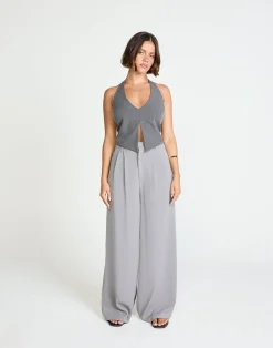 Kailani Top (Slate)*CHARCOAL Fashion