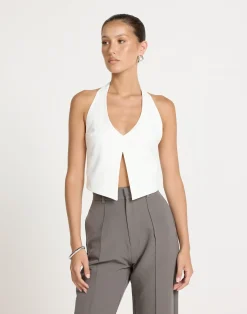 Kailani Top (White)*CHARCOAL Best