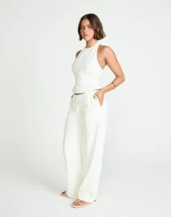 Kalla Pants (White)*CHARCOAL New
