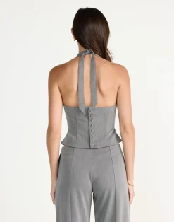 Kalla Top (Grey)*CHARCOAL CLOTHING Discount