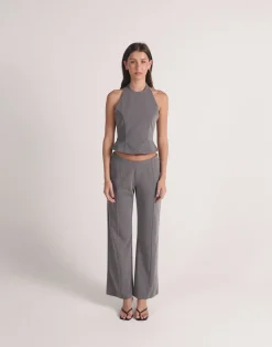 Kalla Top (Grey)*CHARCOAL CLOTHING Discount