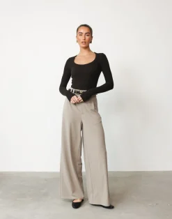 Kathleen Long Sleeve Top (Black)*CHARCOAL Sale