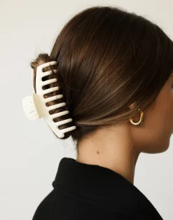 Kathy Hair Clip (Oat)*CHARCOAL Best