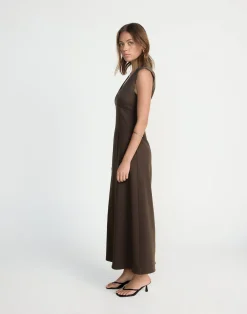 Katniss Maxi Dress (Chocolate)*CHARCOAL CLOTHING Hot