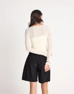 Keating Long Sleeve Top (Oat)*CHARCOAL CLOTHING New