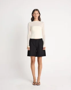 Keating Long Sleeve Top (Oat)*CHARCOAL CLOTHING New