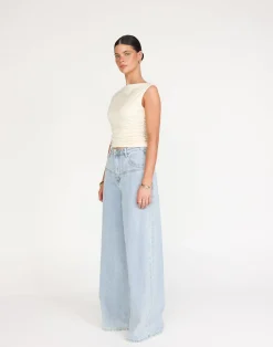 Kellan Top (Oat)*CHARCOAL Clearance