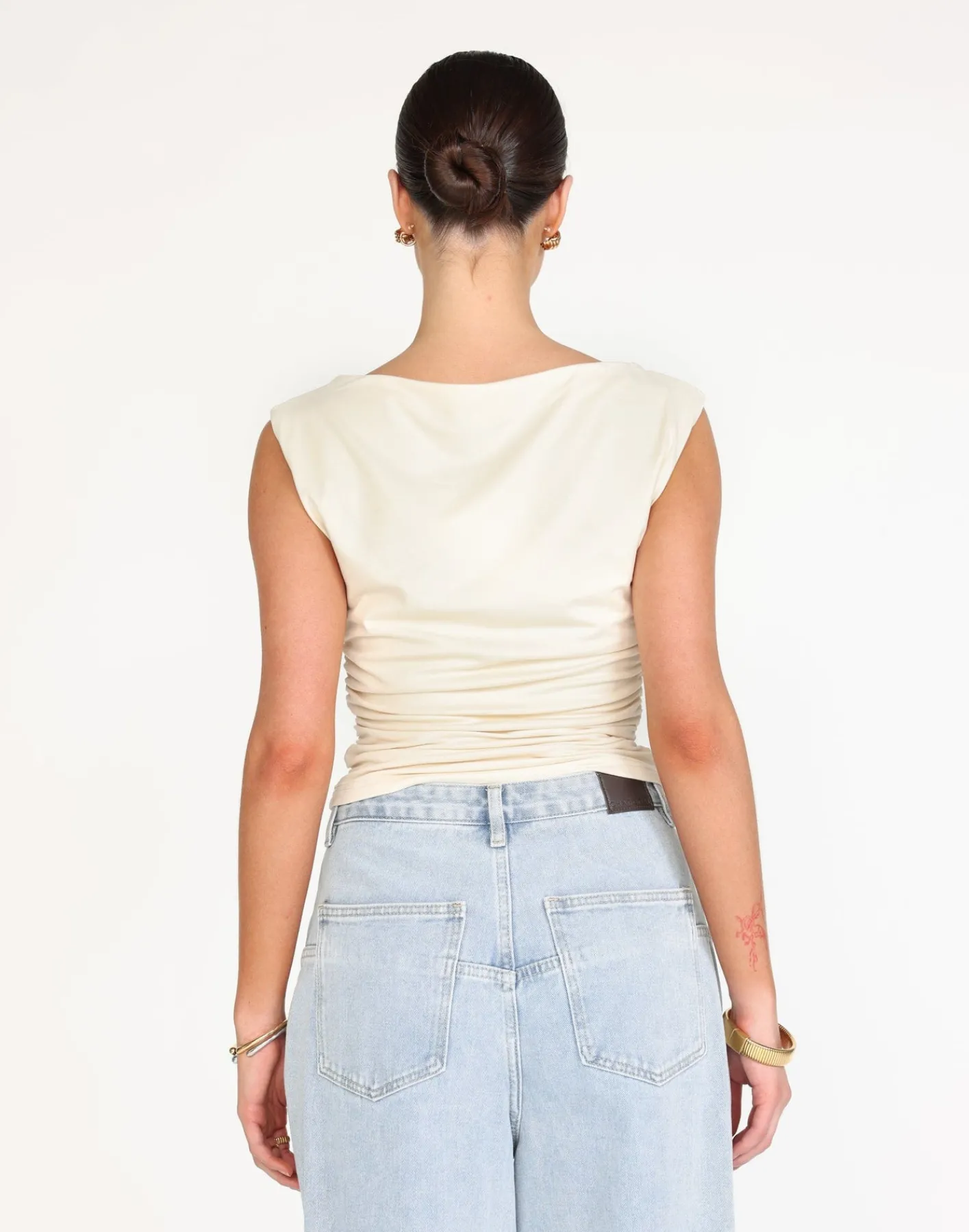 Kellan Top (Oat)*CHARCOAL Clearance