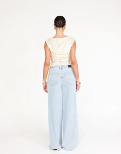 Kellan Top (Oat)*CHARCOAL Clearance