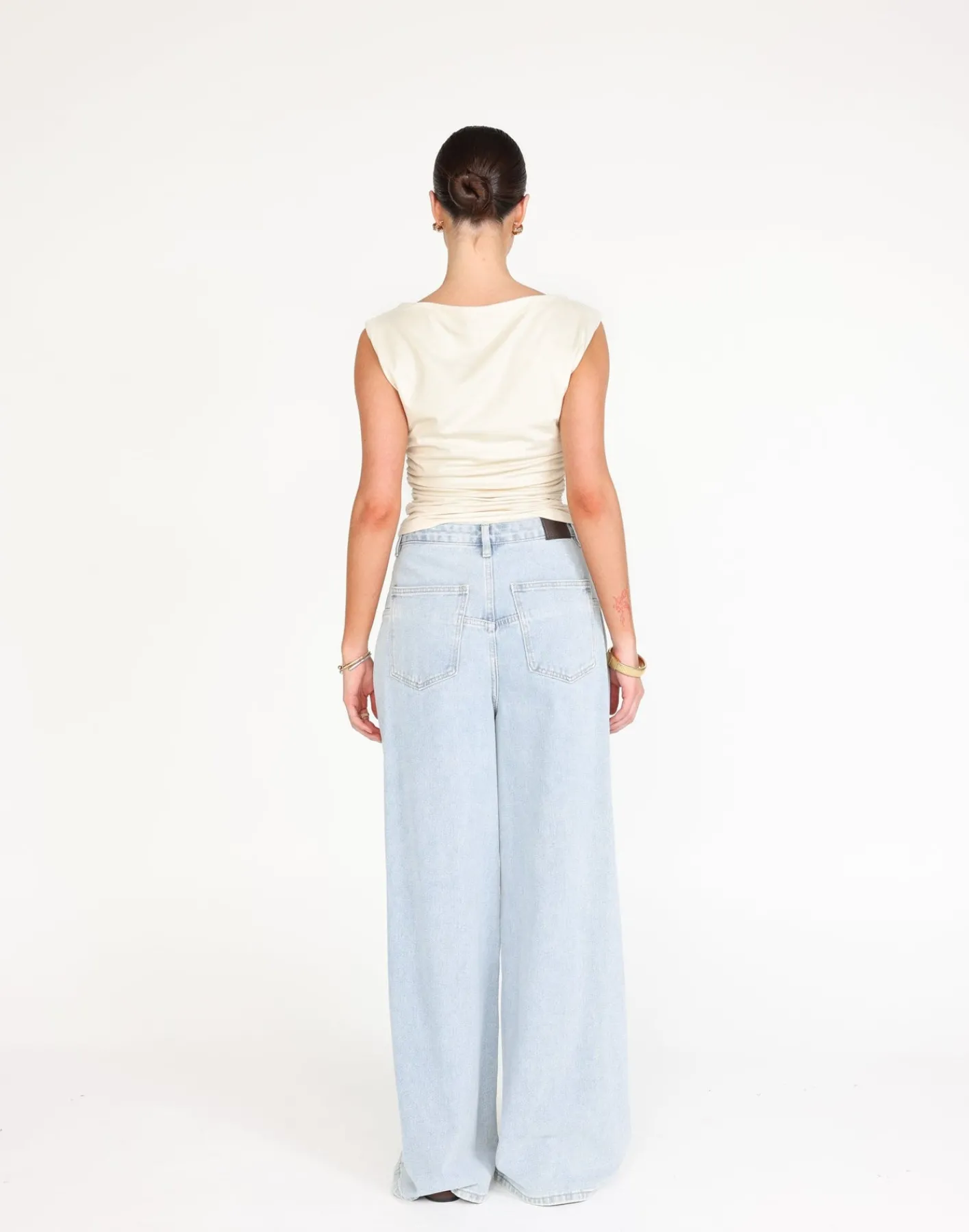 Kellan Top (Oat)*CHARCOAL Clearance