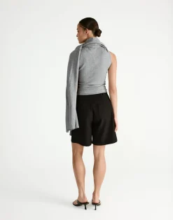 Kensington Top (Grey Marle)*CHARCOAL Fashion