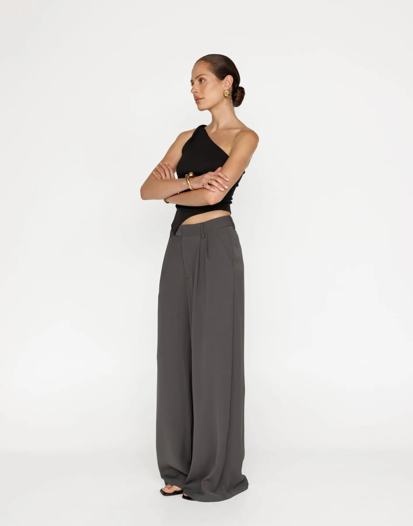 Kiana Top (Black)*CHARCOAL Online