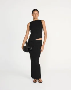 Kienna Maxi Skirt (Black)*Q-Trend Online