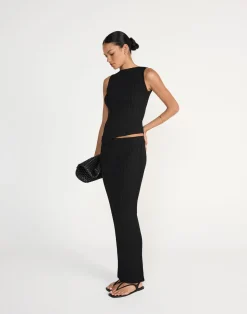 Kienna Maxi Skirt (Black)*Q-Trend Online