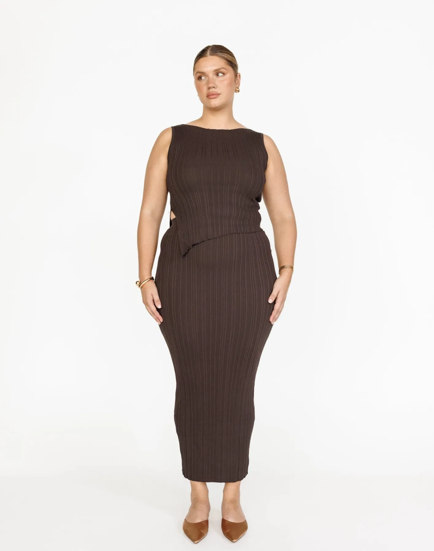 Kienna Maxi Skirt (Chocolate)*CHARCOAL Online