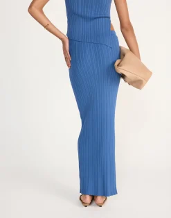 Kienna Maxi Skirt (Sapphire)*CHARCOAL Best