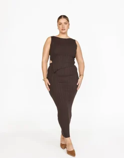 Kienna Top (Chocolate)*CHARCOAL Clearance