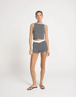Kika Shorts (Black/White)*CHARCOAL CLOTHING Outlet