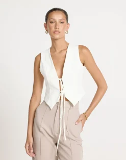 Kimberly Top (White)*CHARCOAL CLOTHING Hot