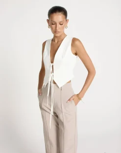 Kimberly Top (White)*CHARCOAL CLOTHING Hot