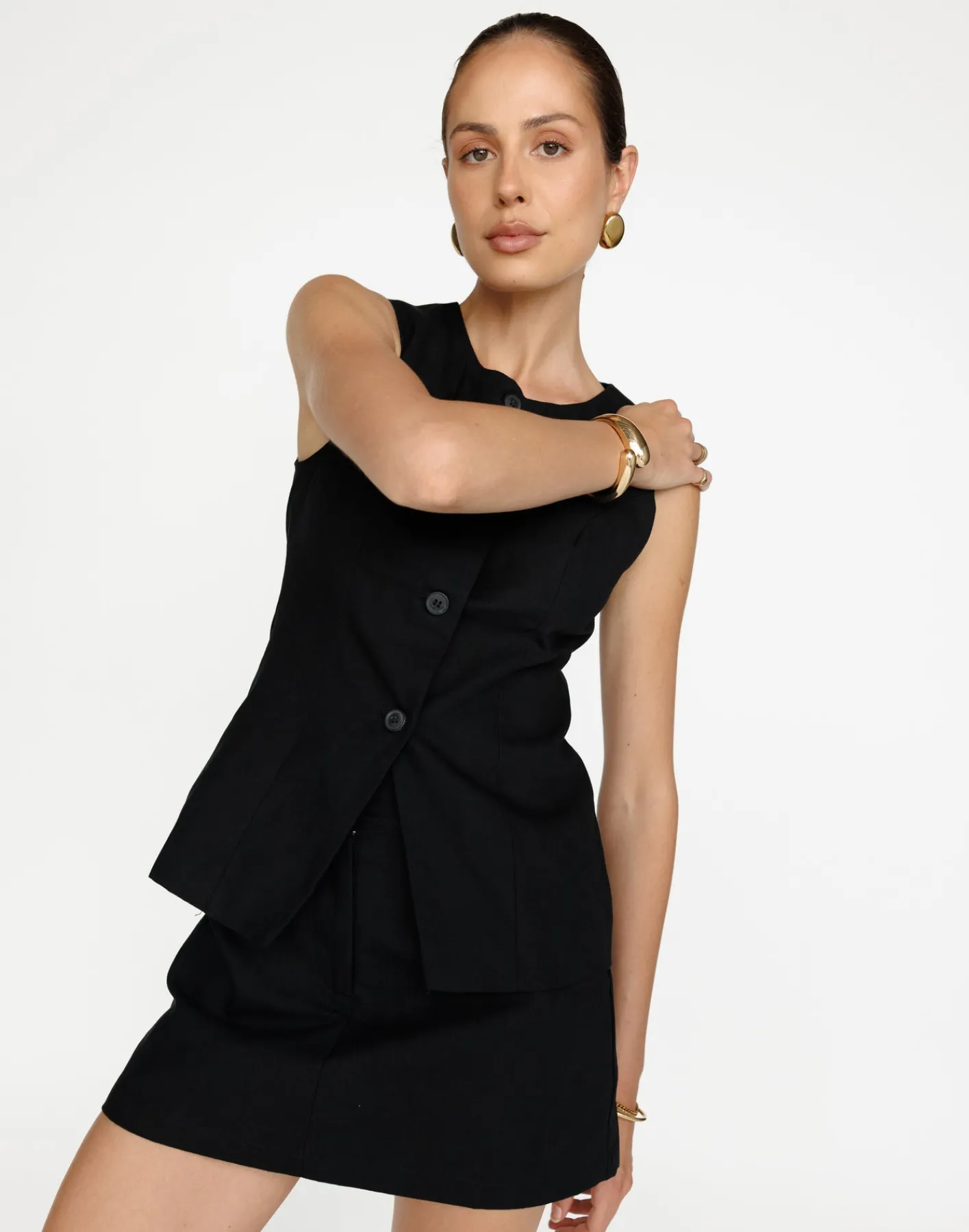 Kristen Mini Skirt (Black)*CHARCOAL Discount