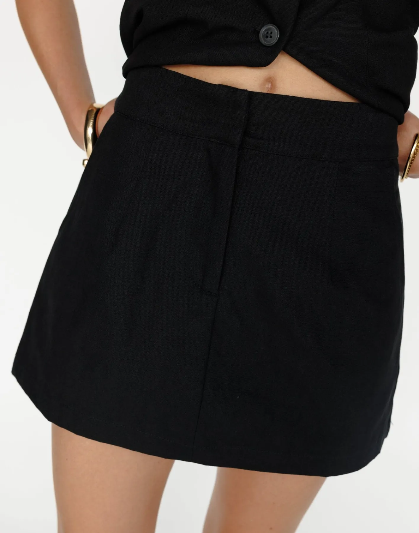 Kristen Mini Skirt (Black)*CHARCOAL Discount